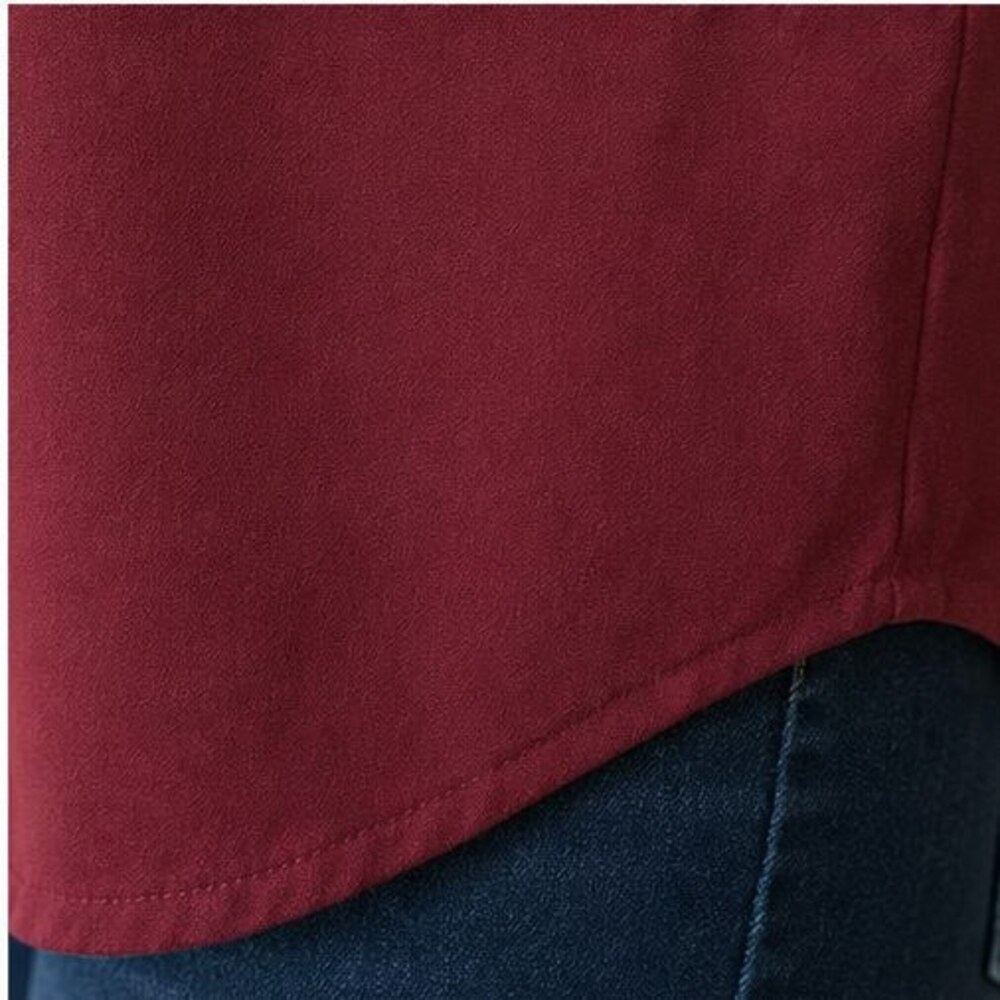 Rust Puff Sleeve Top - Picture 6 of 6